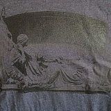 Decals added are shadow prints so the lightest areas of the decal are the color of the shirt! Be warned...
I assumed they are thicker decals that retain ivory color...