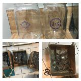 The mason jar on the left is what I received yesterday and the mason jar on the right is the original. Below are the four boxes that my jars came in and that is exactly what they looked like when I opened them- no packaging at all