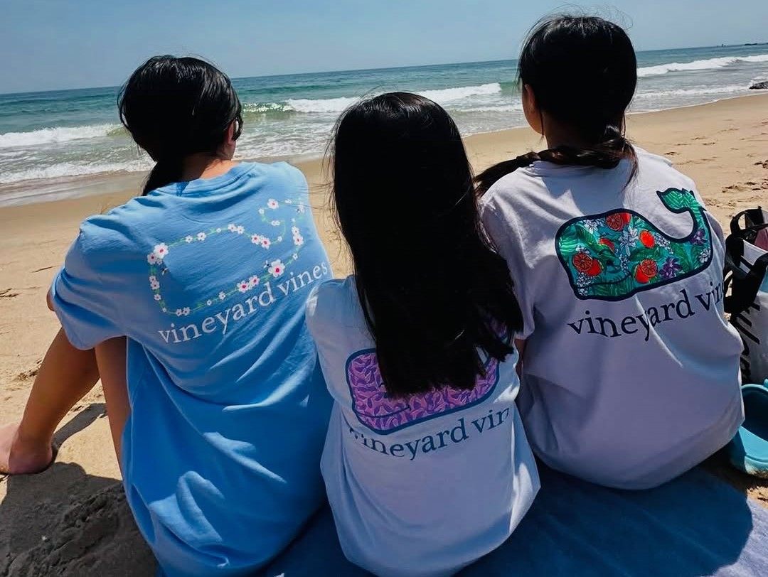 Merchandise from Vineyard Vines clothing line