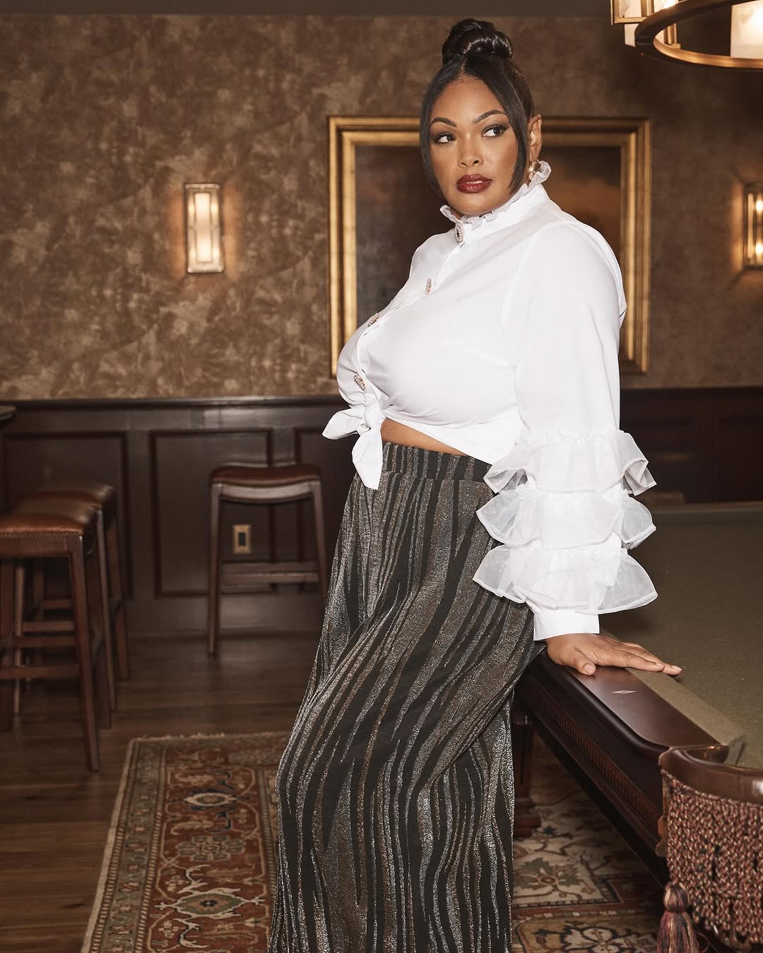 Merchandise from Ashley Stewart clothing line