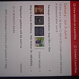 Leazer ship said that on track was going to deliver my package