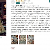 Lashkaara sent me a dress with a hole, refused to fix the problem and then hid my 1 star review on their website.