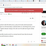 A comment supporting the idea of killing all men (except for a few to act as breeding stock). Medium allows this because it is about killing all men, not women, transgender or black people.