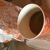 Popeyes Ulmerton road large gravy Almost 7 dollars for 2 ounces of gravy