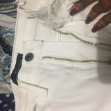 Missing pieces of zipper and zipper not even attached.