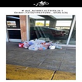 My order was dropped off on a public sidewalk, not my apt.