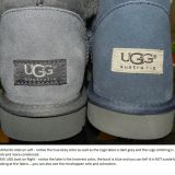 Authentic UGGs on Left

FAKE UGGs on Right