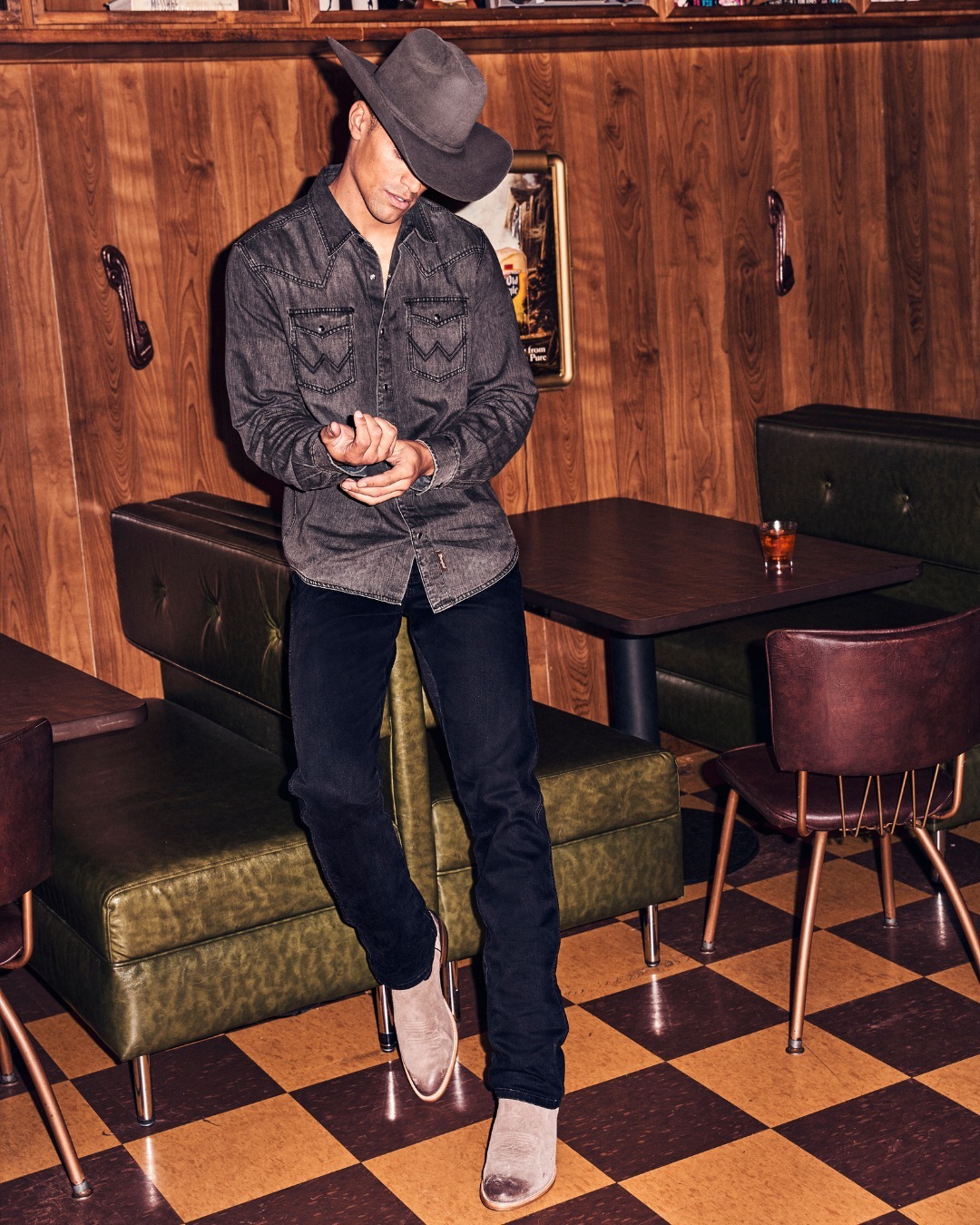 Merchandise from Wrangler clothing line