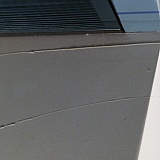 Uneven plastered wall surface