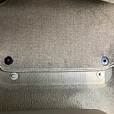 Photo of mat showing grommet holes do not line up. This was the 1st picture I sent.