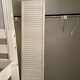 Door off the hinges in kids room