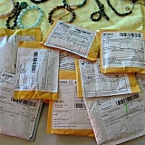 A very exciting day when so many packages arrived all at once after I took advantage of a sale! Yeah, I need to get a life :)