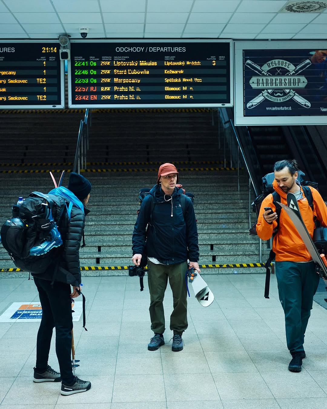 Merchandise from Arc’teryx clothing line