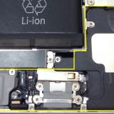 The replacement parts are the components in the yellow box