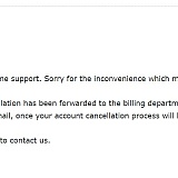 You will receive several emails telling you it will be cancelled-- and it never will.