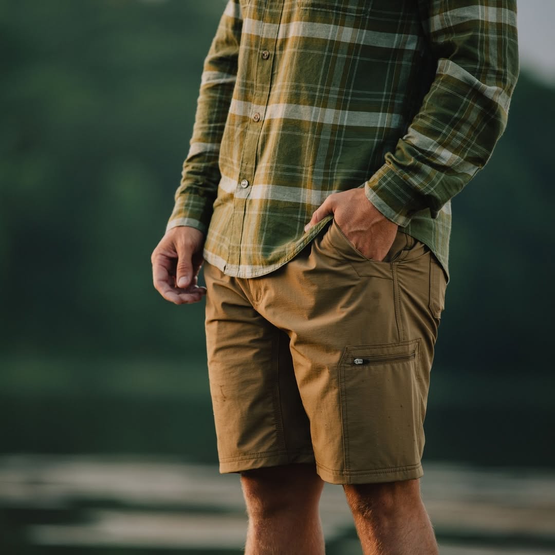 Merchandise from Mountain Khaki clothing line