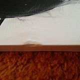 Dented up canvases. This is how they were delivered.
The wood CanvasChamp uses is cheap and warped. It's not straight.