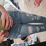 I've never had jeans make a camel toe before. This clothing is the worst! The material is so rough and scratchy. High waisted is one thing but these came up to my breasts. Save your money! 