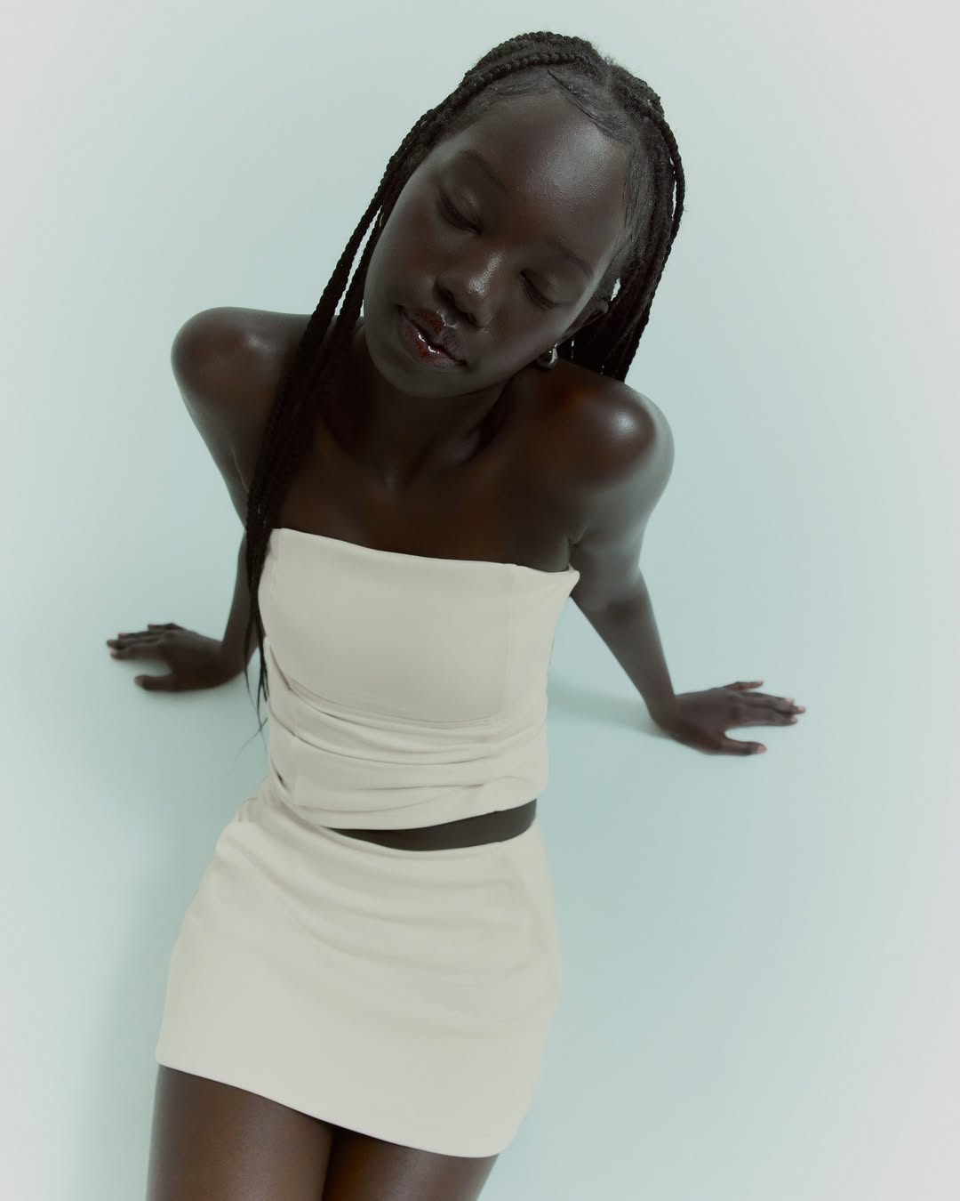 Merchandise from Girlfriend Collective clothing line