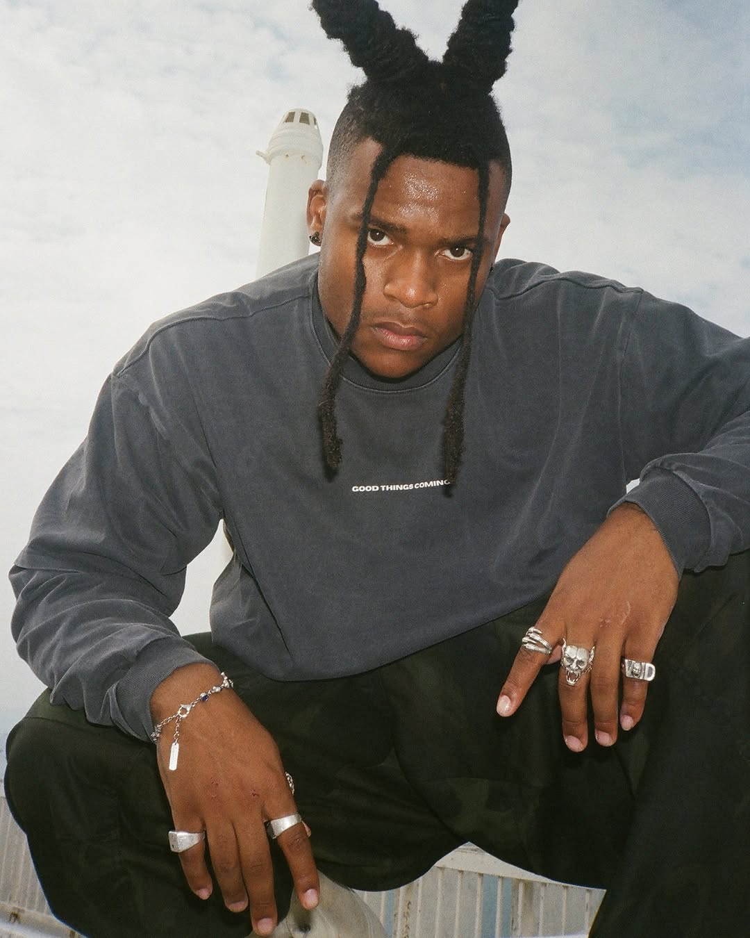 Merchandise from HBX clothing line