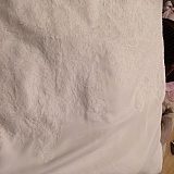 Sloppy lacing work: uneven from left to right side.