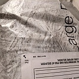 Received my wedding dress in this dirty filthy fed ex bag.