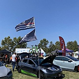 On display at Electrify Expo. My Babymaker was the only FLX bike at the show. So many people were amazed at how an electric bike could look so good and stealthy!