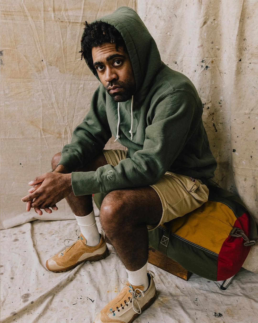 Merchandise from American Trench clothing line