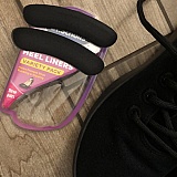 Dr. Scholl's Heel Liners to the Rescue. These provide instant relief from the horrible heel rubbing from those exposed sewing threads. Shame on AllBirds, they should cover their work!