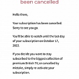 Until service is better, will not reactive account.