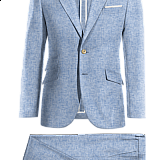I was suppose to have received this suit that I built custom off their website. I requested for a wide peak lapel as shown in this picture then I received something different.