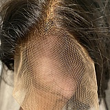 Damaged and over bleached lace. This is not a glueless HD invisible Swiss lace. This was the original wig. Fit was good on this wig tho.