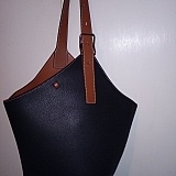 Actual photo of my Cholet bag, loaded with things!