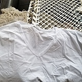 Cheap, see through fabric. So ugly. So poorly sewn. The entire order smelled like formaldehyde.