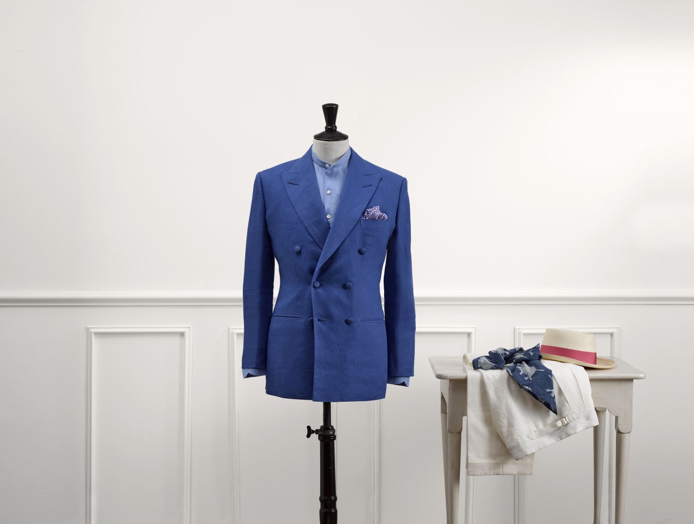 Merchandise from Anderson and Sheppard clothing line