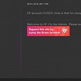 Admin 'Omniscient' banning member for making a suggestion.