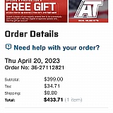 Original promised date.