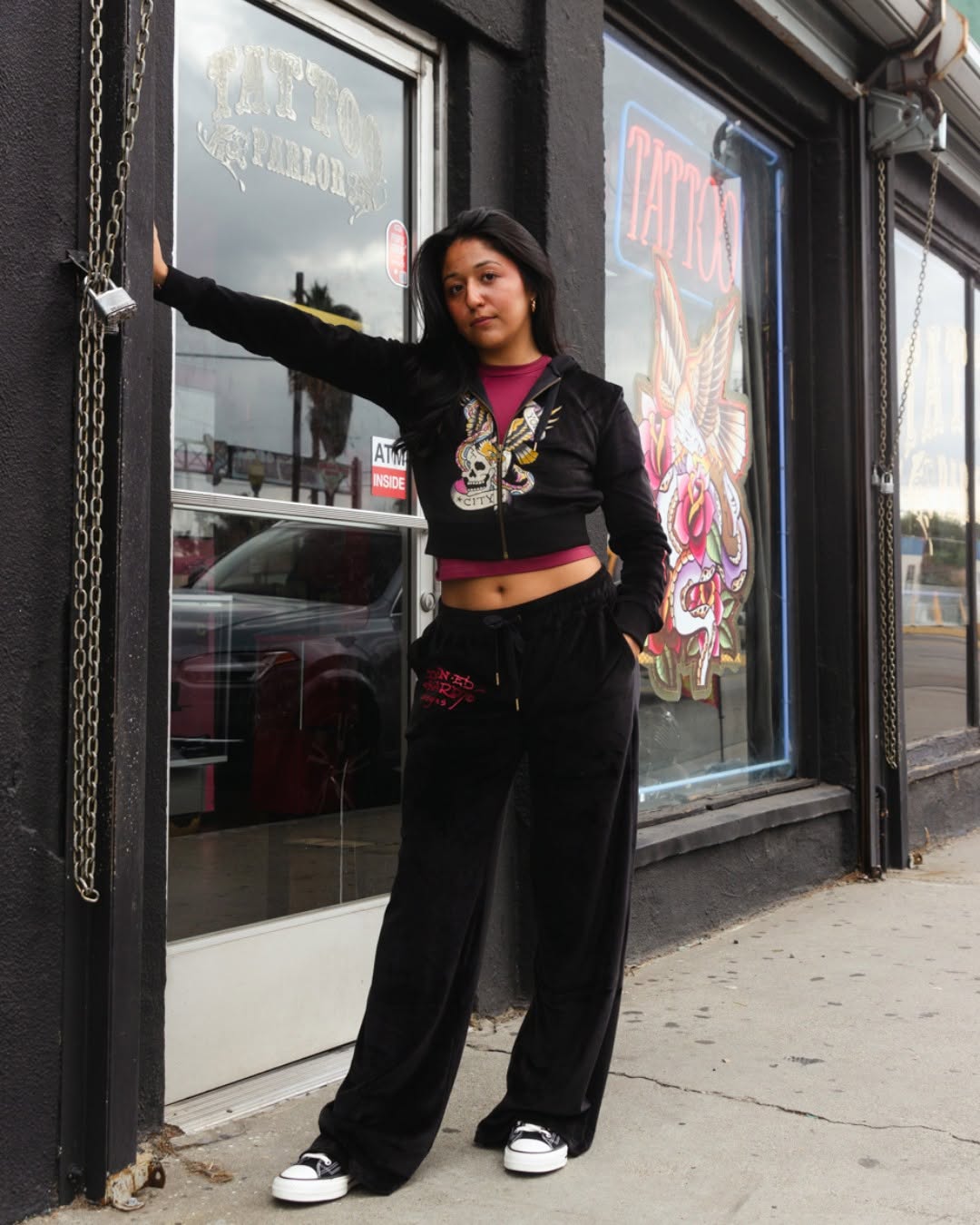 Merchandise from Karmaloop clothing line