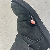 Manufacturing defect, not caused by accident or misuse. Only lightly worn.