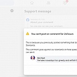 Written on my own profile on 28th January 2022. Viewable only to my friends within my profile. Facebook took to removing it and preventing me from posting and commenting anything for 24hrs.