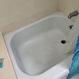 This tub is so dirty, I cannot use it.