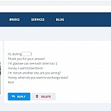 Not on another site, no? Someone is scamming you?