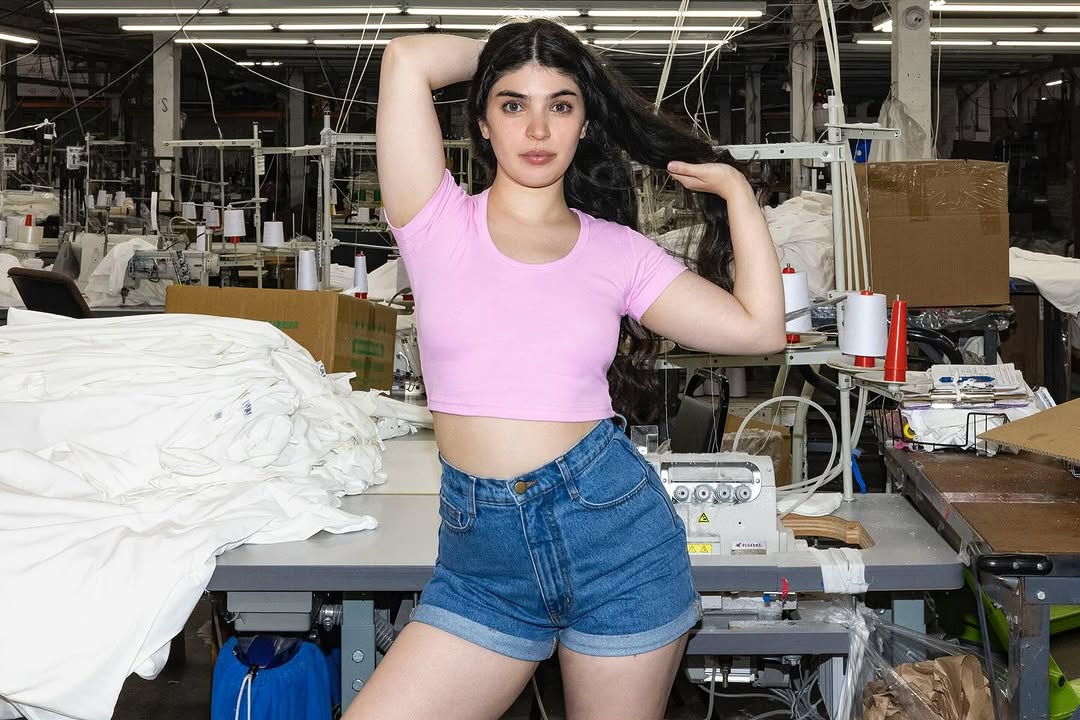 Merchandise from Los Angeles Apparel clothing line