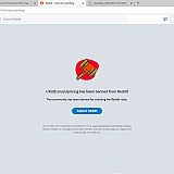 A community that was banned for covering a legitimate subject (a game for the Nintendo 3DS)