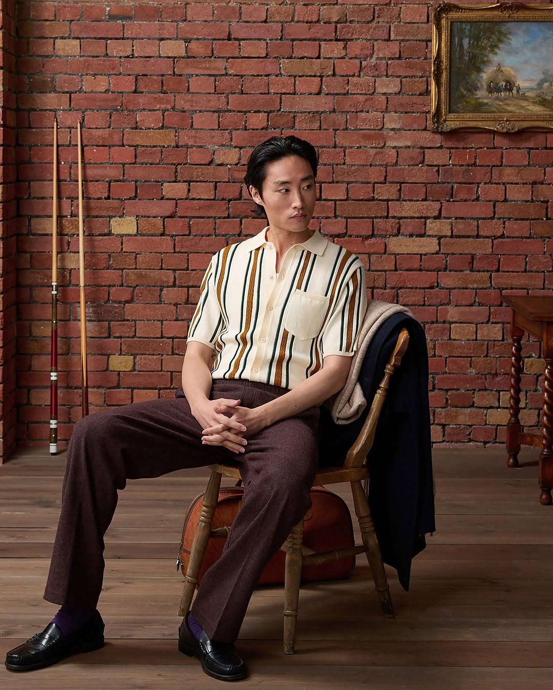 Merchandise from Percival clothing line