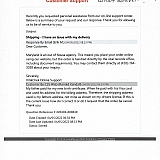 VitalChek's support reply, or rather lack of response.