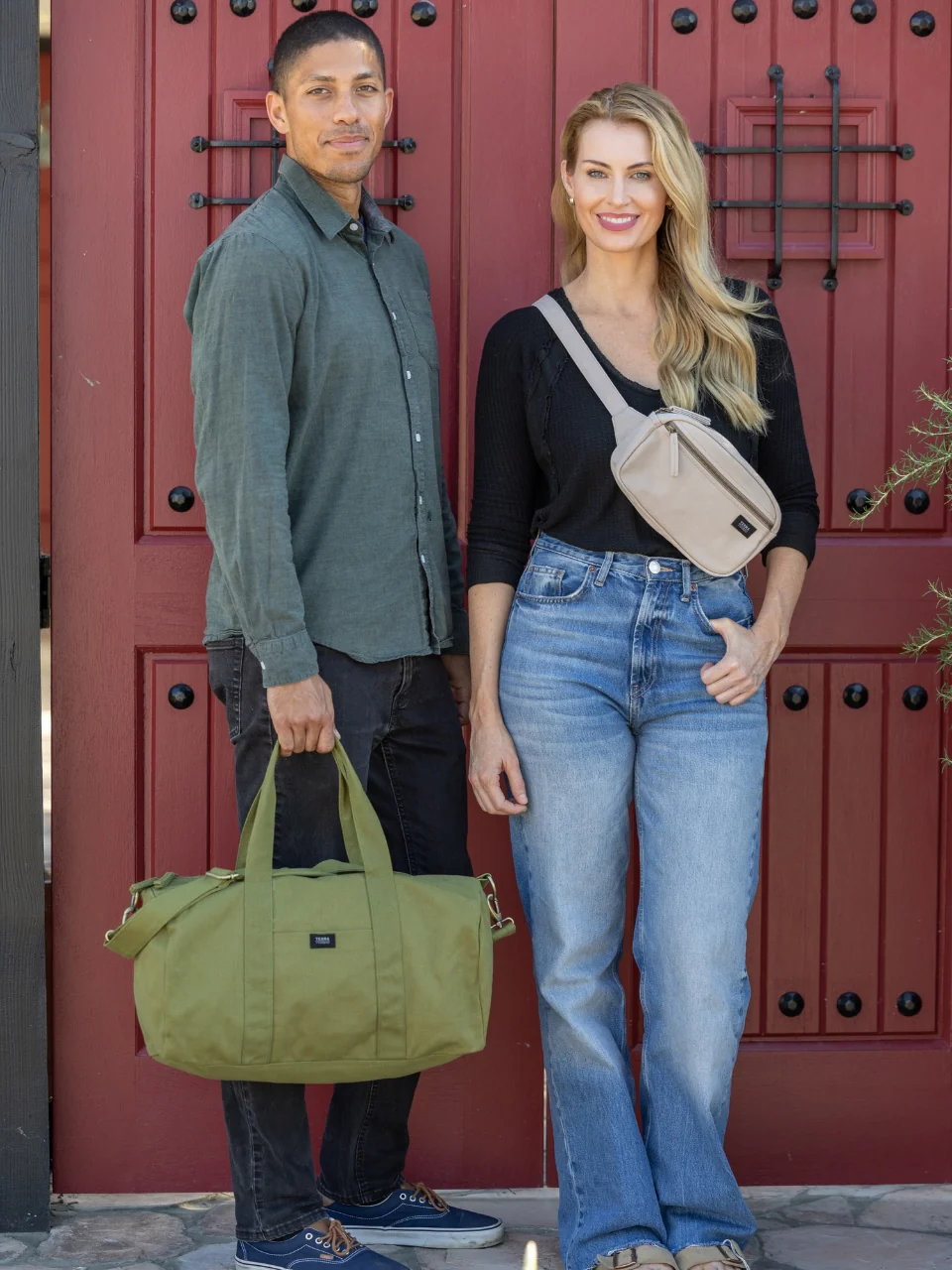 Merchandise from Terra Thread clothing line