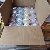 This is my last order which I just got today. (1 of 3 cases) these boxes have traveled a long distance indeed, but the contents are perfect.