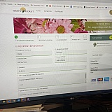 Online checkout cart showing free delivery and final cost