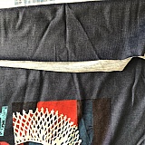 Thin "sweatshirt" without a bottom hem, measured 44" across at chest marked size Small